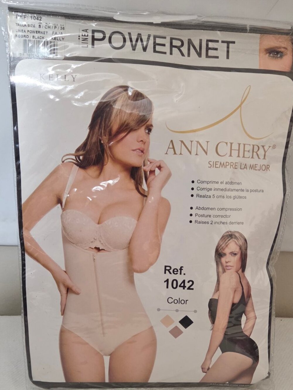 Ann Chery Powernet 1042 Women's Waist Cincher Black  Small